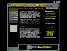 Tablet Screenshot of metrospysupply.com